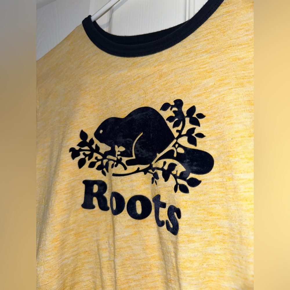 Roots Ringer T-Shirt Kids XL Felt Logo